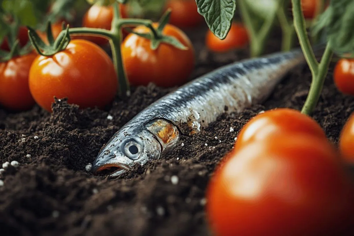Ungewöhnlicher garten-trick: sardinen als dünger für tomaten